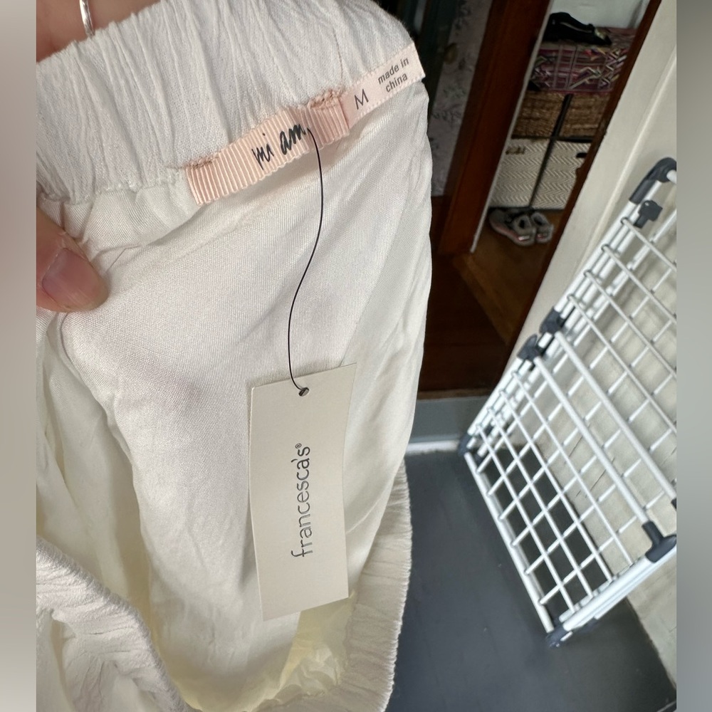 NWT white maxi skirt size M - Picture 3 of 4